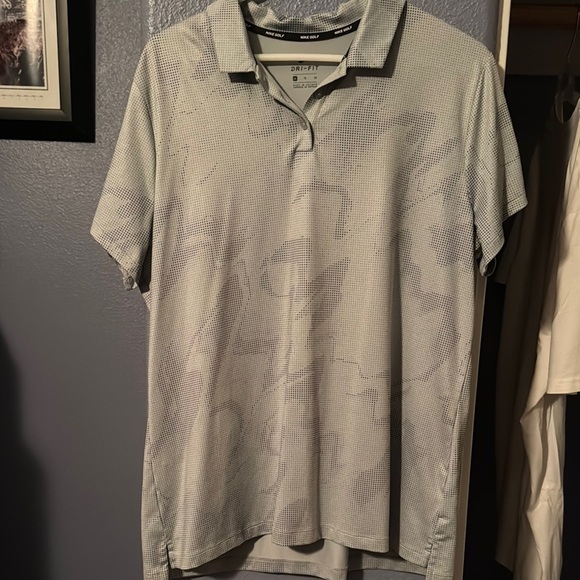 Nike Women's Gray Polo Shirt - Picture 1 of 4